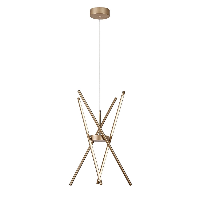 Rabalux - LED ljuskrona med textilsladd LED/40W/230V 3000K guld