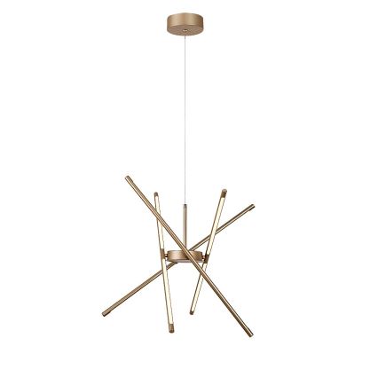 Rabalux - LED ljuskrona med textilsladd LED/40W/230V 3000K guld