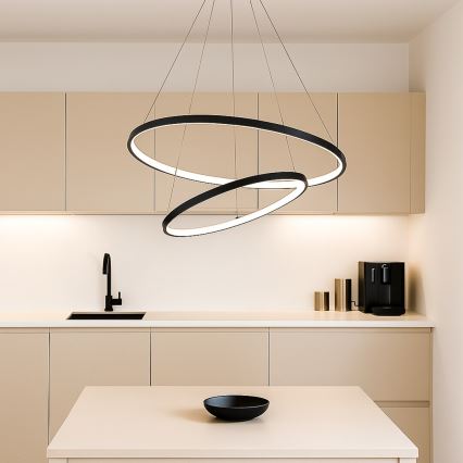 Rabalux - Dimmbar LED-hänglampa på kabel LED/75W/230V 3000-6500K + fjärrkontroll