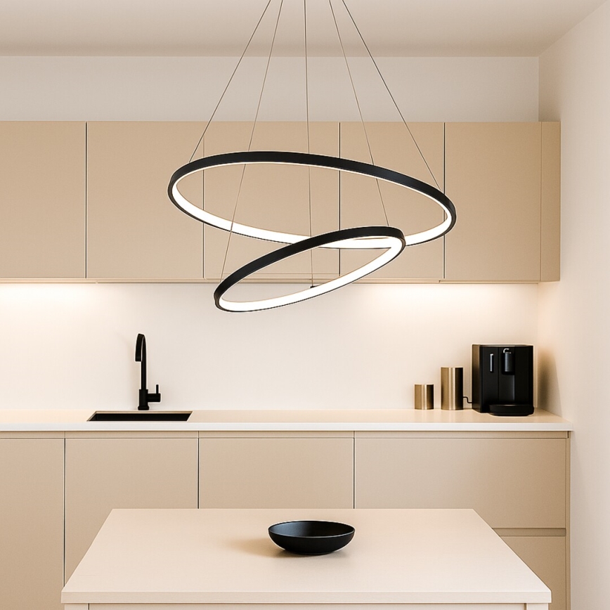 Rabalux - Dimmbar LED-hänglampa på kabel LED/75W/230V 3000-6500K + fjärrkontroll