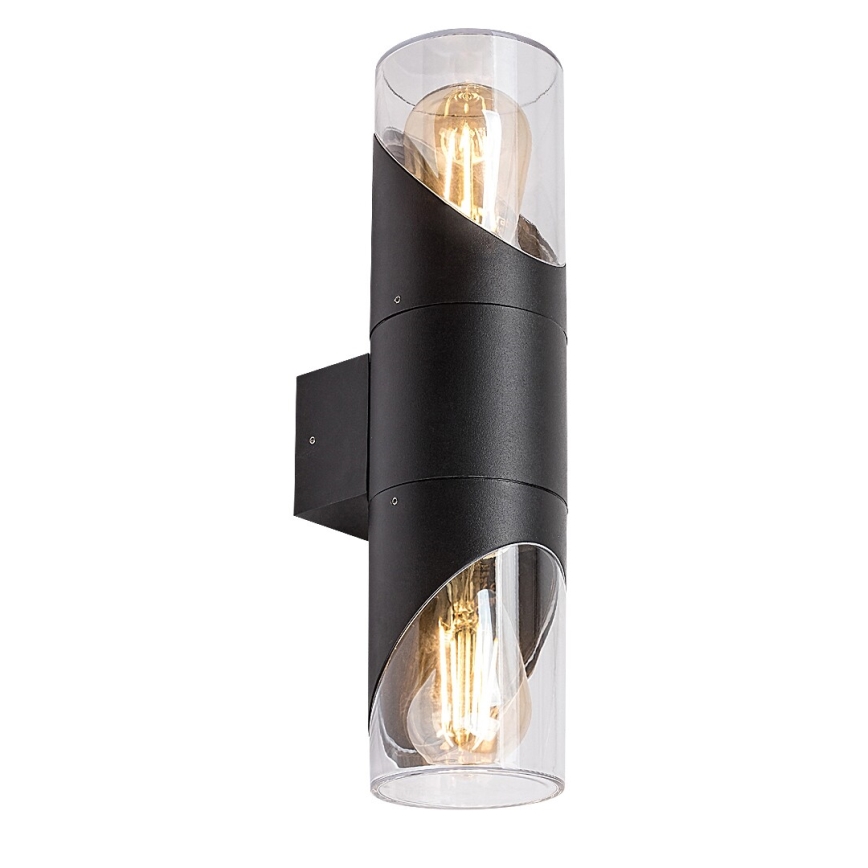 Rabalux - Utomhus vägglampa 2xE27/28W/230V IP54