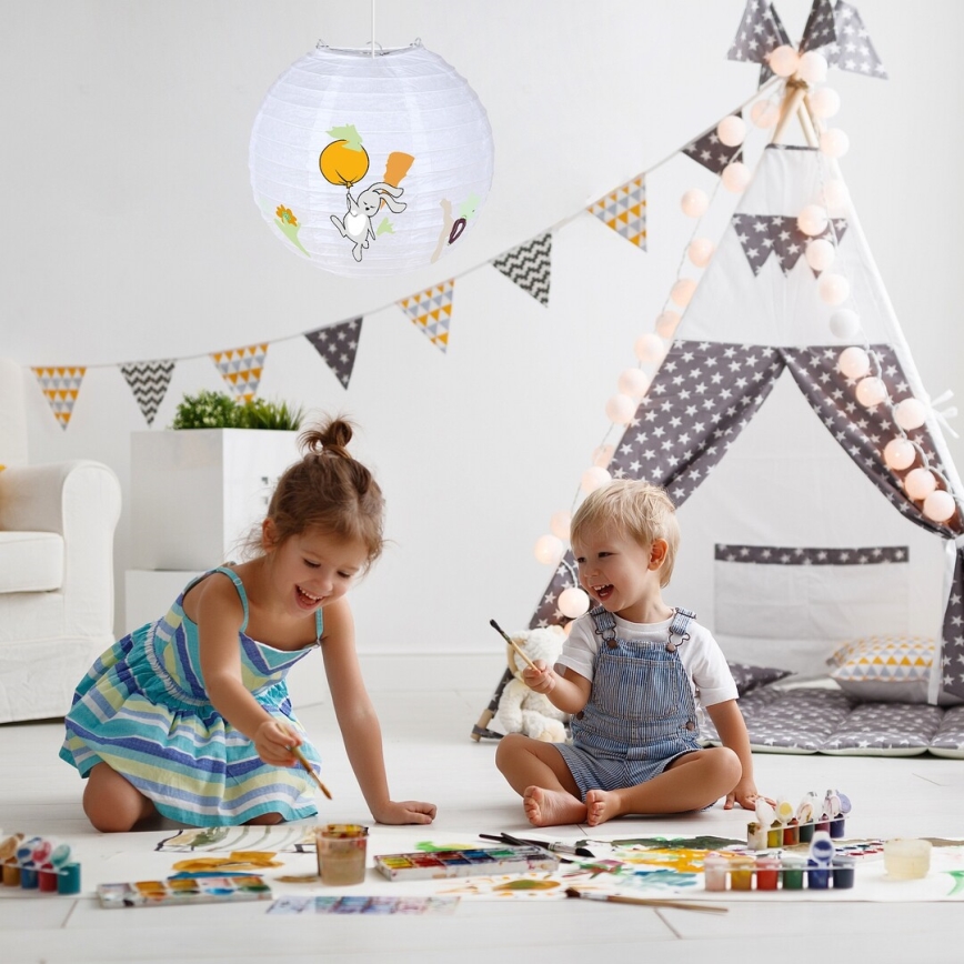 Rabalux - Barnlampskärm för ljuskrona max. 40W diameter 40 cm