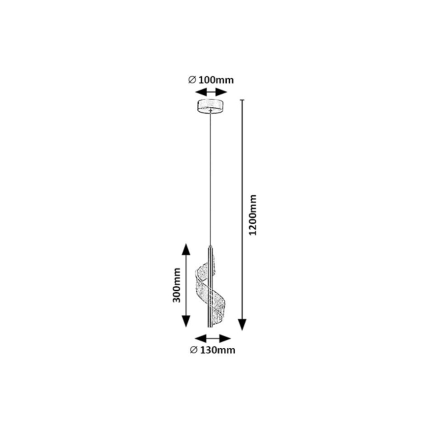 Rabalux - LED-pendellampa på vajer LED/6W/230V 3000K