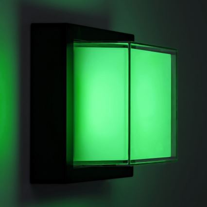 Rabalux - LED RGBW Dimbart utomhus vägglampa LED/10W/230V IP54 Wi-Fi Tuya