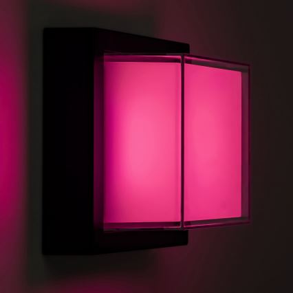 Rabalux - LED RGBW Dimbart utomhus vägglampa LED/10W/230V IP54 Wi-Fi Tuya