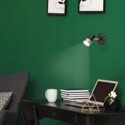 Rabalux - Väggmonterad spotlight 1xGU10/50W/230V