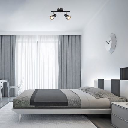 Rabalux - Takspotlight 2xGU10/50W/230V