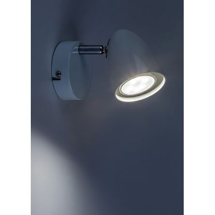 Rabalux - Väggspotlight 1xGU10/5W/230V vit