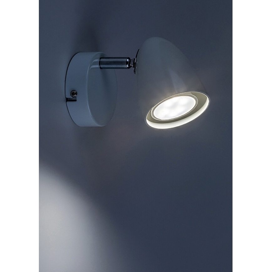 Rabalux - Väggspotlight 1xGU10/5W/230V vit