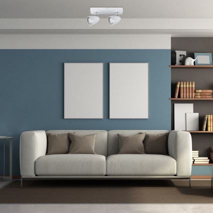 Rabalux - Spotlight 2xGU10/5W/230V vit