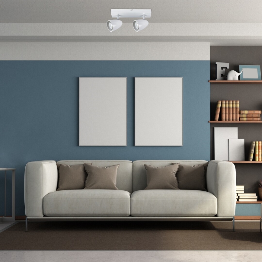 Rabalux - Spotlight 2xGU10/5W/230V vit