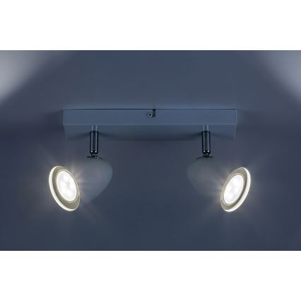 Rabalux - Spotlight 2xGU10/5W/230V vit