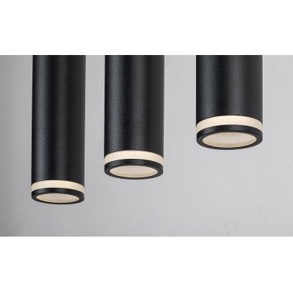 Rabalux - Ljuskrona med textilsladd 3xGU10/5W/230V