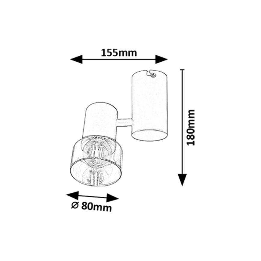 Rabalux - Spotlight 1xE14/15W/230V