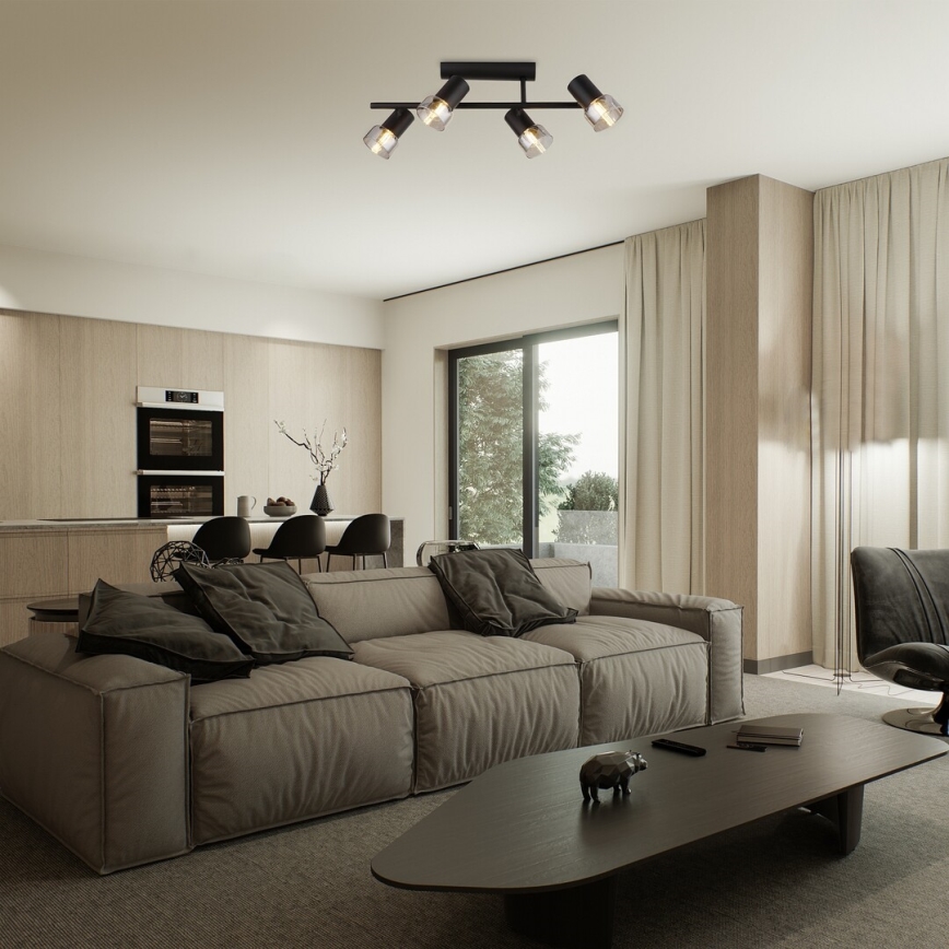 Rabalux - Ytmonterad ljuskrona 4xE14/15W/230V