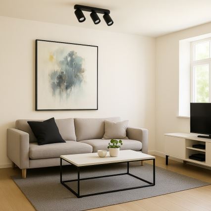 Rabalux - Takspot 3xGU10/7W/230V svart