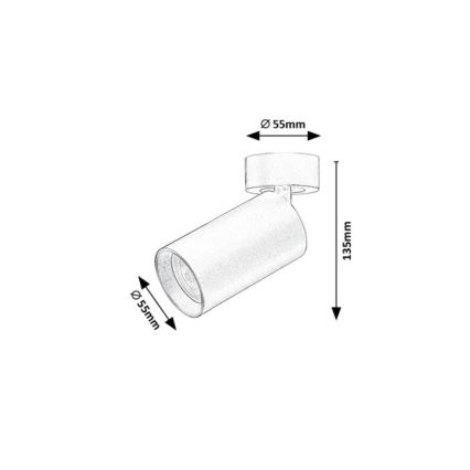 Rabalux - Spotbelysning 1xGU10/7W/230V vit