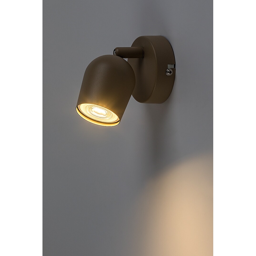 Rabalux - Väggspotlight 1xGU10/15W/230V beige