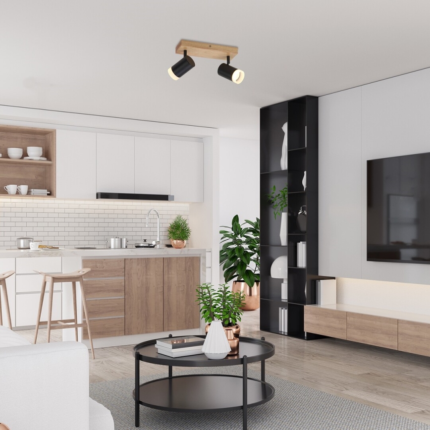 Rabalux - Takspotlight 2xGU10/5W/230V ek