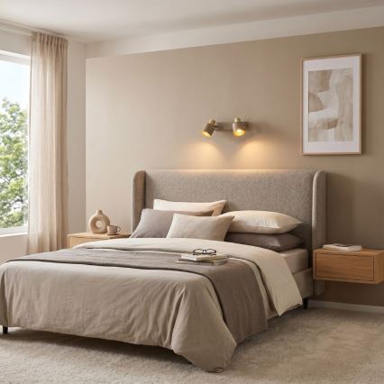 Rabalux - Spotlampa 2xE14/10W/230V beige