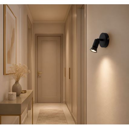 Rabalux - Spotlampa 1xGU10/25W/230V svart