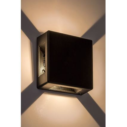 Rabalux - LED Utomhus vägglampa LED/6W/230V IP54 svart