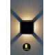 Rabalux - LED Utomhus vägglampa LED/6W/230V IP54 svart