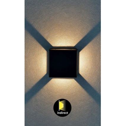 Rabalux - LED Utomhus vägglampa LED/6W/230V IP54 svart