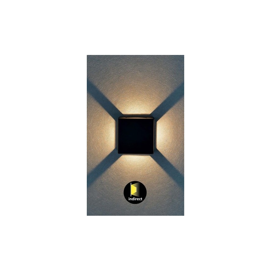Rabalux - LED Utomhus vägglampa LED/6W/230V IP54 svart