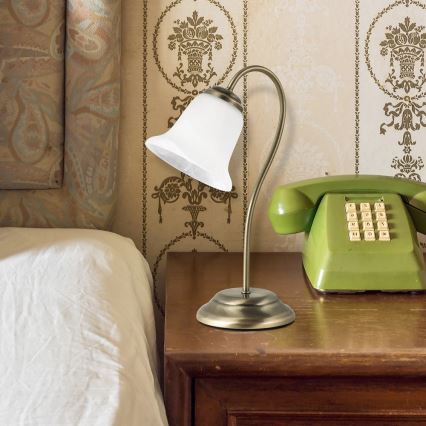 Rabalux 7372 - Bordslampa FRANCESCA E14/40W/230V