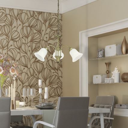 Rabalux 7373 - Ljuskrona med kedja FRANCESCA 3xE14/40W/230V