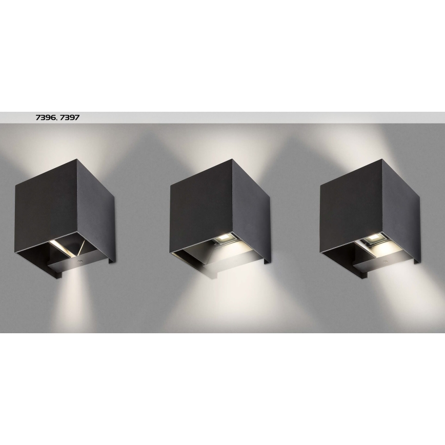 Rabalux - Utomhus vägglampa 1xG9/42W/230V IP54 svart