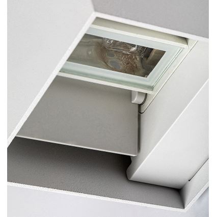 Rabalux - Utomhus vägglampa 1xG9/42W/230V IP54 vit