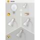 Rabalux - Dimbar touch bordslampa med trådlös laddning 1xE14/25W/230V gummiträd