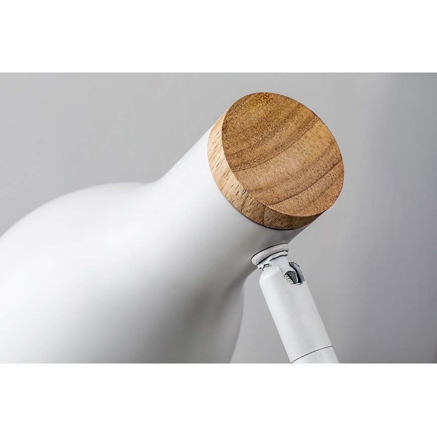 Rabalux - Dimbart touchbordslampa med trådlös laddning 1xE14/25W/230V gummiträd