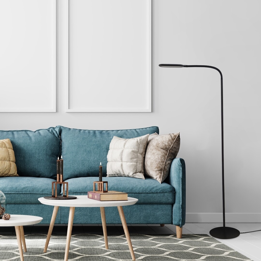 Rabalux - LED Dimbar Touch Golvlampa LED/10W/230V 3000-6000K svart