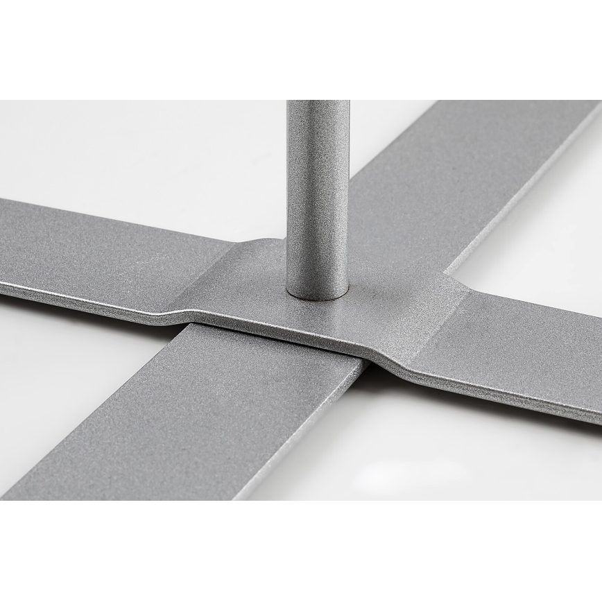 Rabalux - Golvlampa 1xE27/40W/230V vit/silver