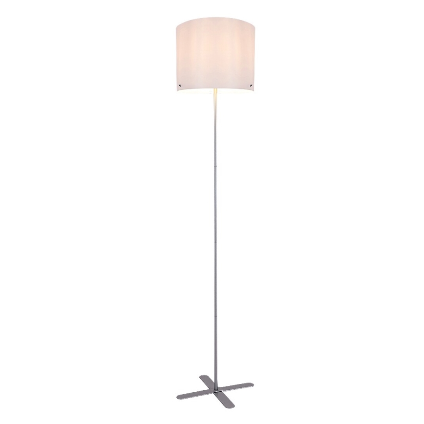 Rabalux - Golvlampa 1xE27/40W/230V vit/silver