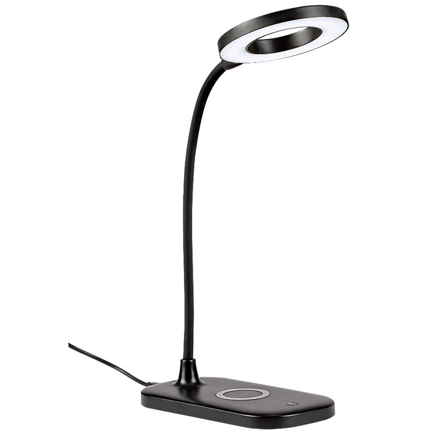 Rabalux - LED Dimbar Touchbordslampa med trådlös laddning LED/5W/5V 2700-6000K svart