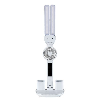 Rabalux - Dimmbar LED-bordslampa med fläkt och display LED/7W/5V 3000/4000/6500K
