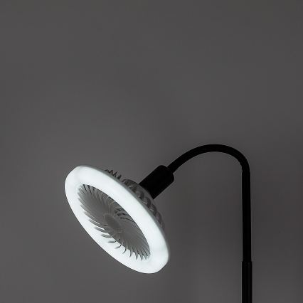 Rabalux - LED-dimmbar golvlampa med fläkt 1xE27/16W/230V 3000-6500K