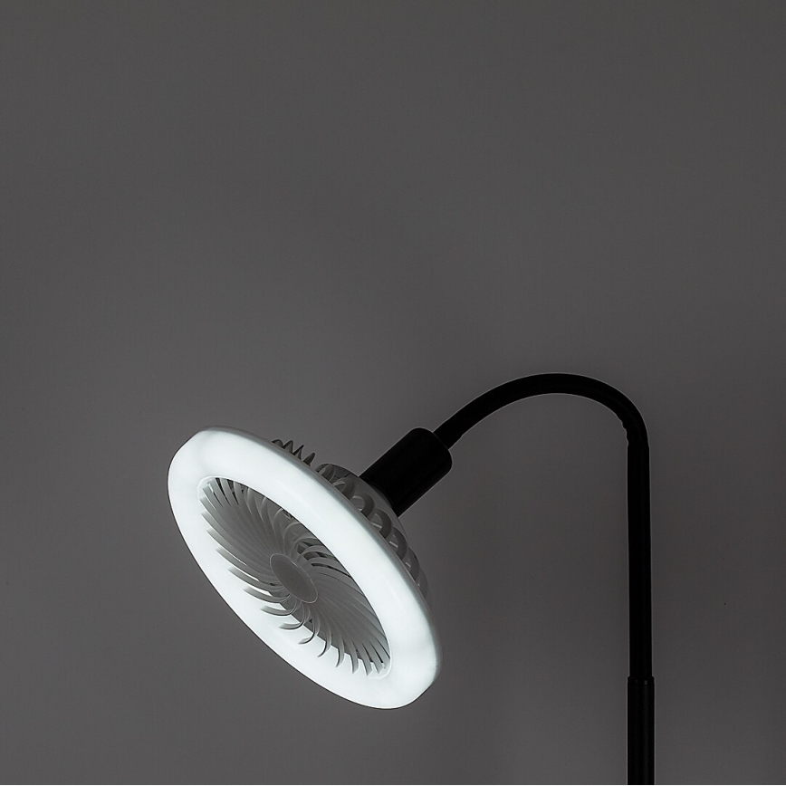 Rabalux - LED-dimmbar golvlampa med fläkt 1xE27/16W/230V 3000-6500K