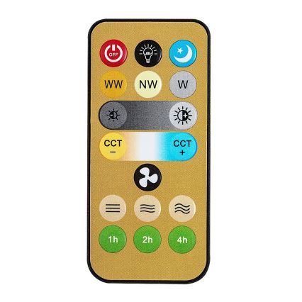 Rabalux - LED-dimmbar golvlampa med fläkt 1xE27/16W/230V 3000-6500K