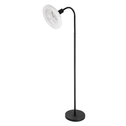 Rabalux - Dimbar LED-golvlampa med fläkt, Ø 30 cm, 1x E27 / 16 W / 230 V, 3000–6500 K + fjärrkontroll