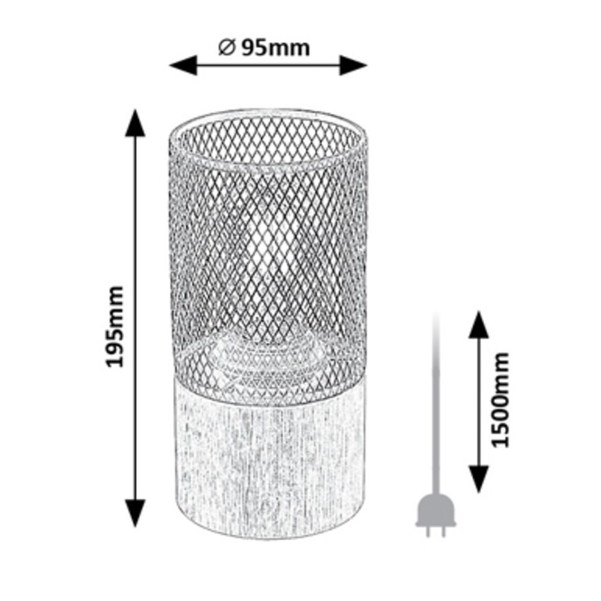 Rabalux - Bordslampa 1xE27/25W/230V bok