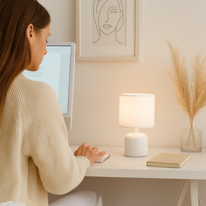 Rabalux - Bordslampa 1xE14/40W/230V vit