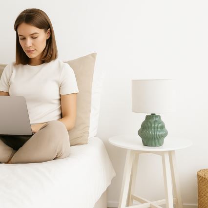 Rabalux - Bordslampa 1xE14/40W/230V grön