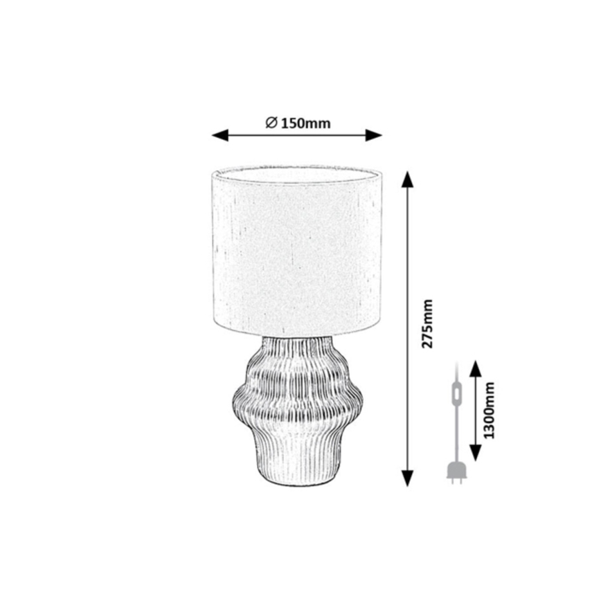Rabalux - Bordslampa 1xE14/40W/230V grön