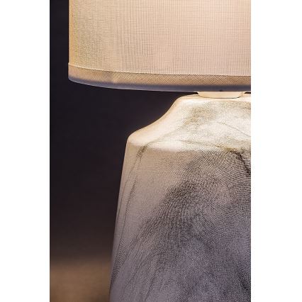 Rabalux - Bordslampa 1xE14/40W/230V vit/marmordekor