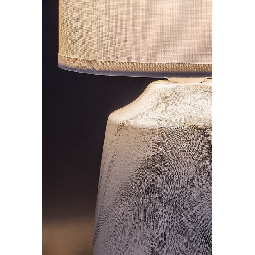 Rabalux - Bordslampa 1xE14/40W/230V vit/marmordekor